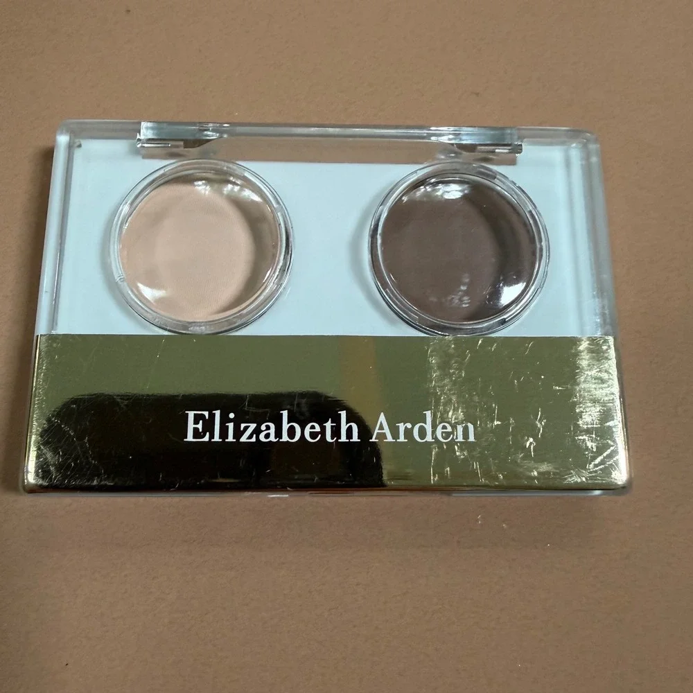 Elizabeth Arden Eyeshadow Duo Neutral Peach Brown Palette 3P10 0.08oz USA